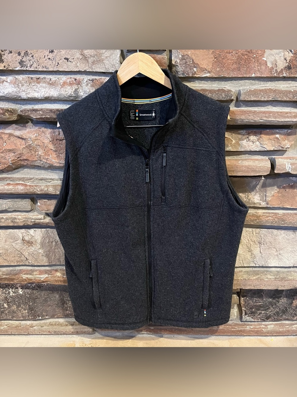 Smartwool Charcoal Wool Blend Vest